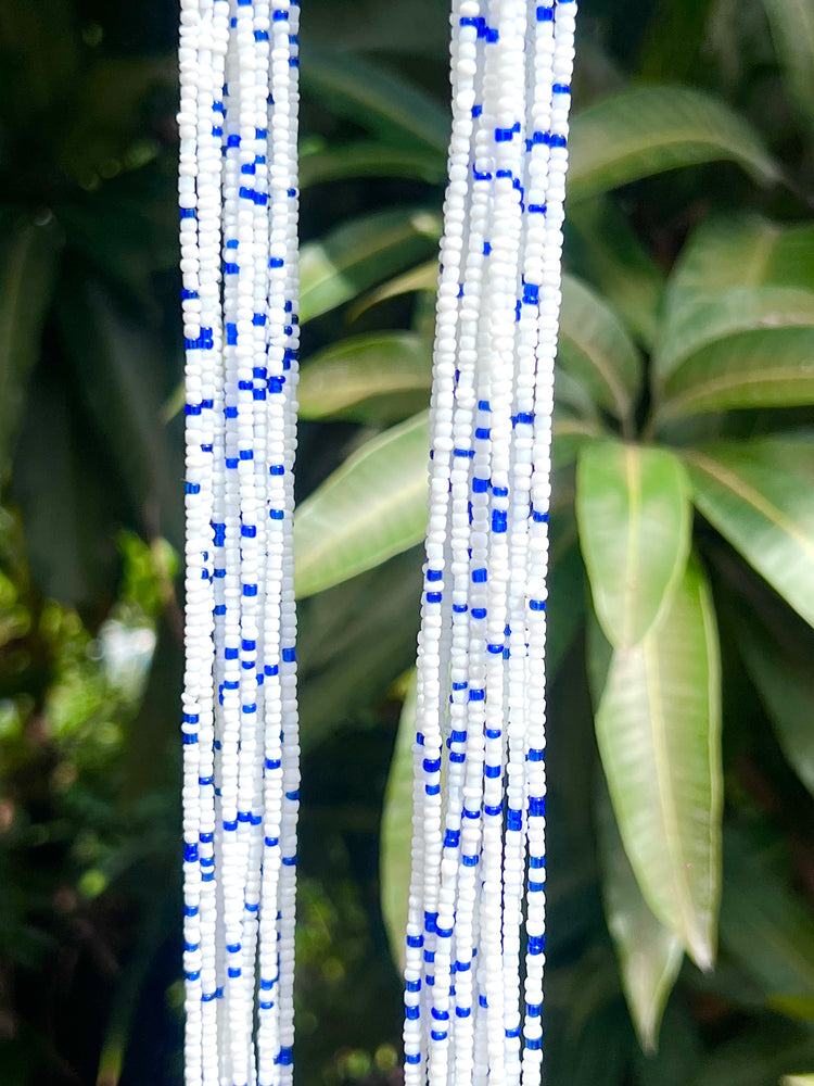 White and blue