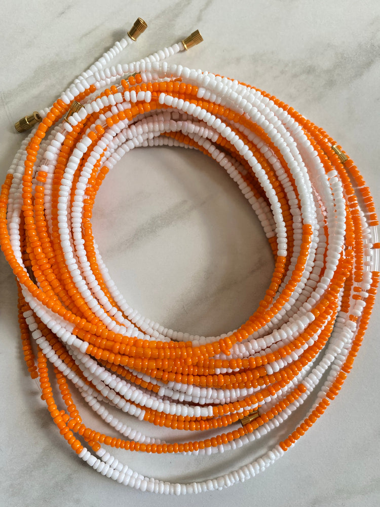 White and Orange