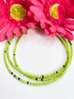 Green and Blue Anklet