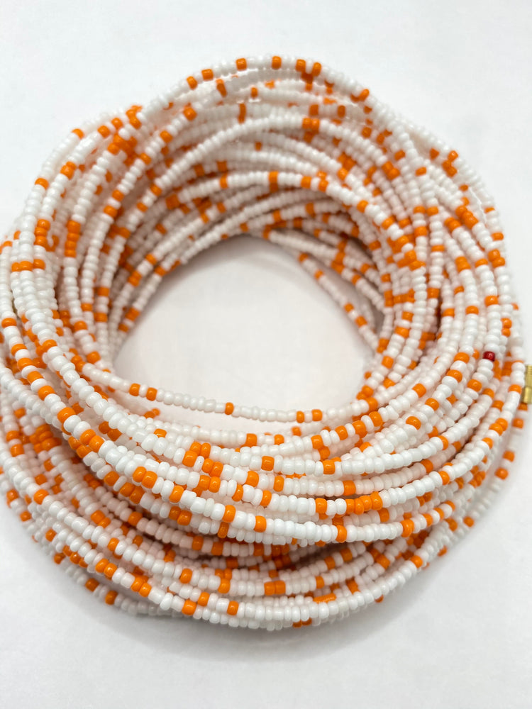 Orange and White