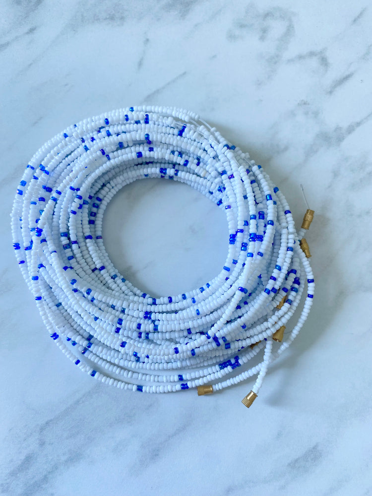 White and Blue